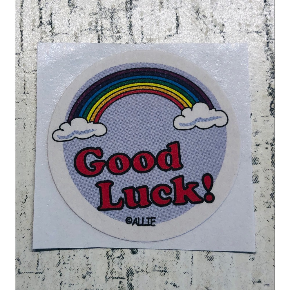 scratch & sniff happy Allie scented Sticker Matte Single Rainbow